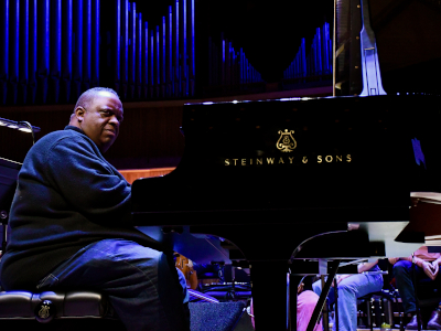 Julian Joseph playing Steinway grand piano